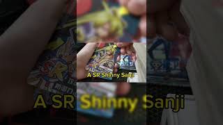 SR Shinny Sanji #shorts #onepiece #onepiececards #pokemoncards #bandai #anime #youtubeshorts #sanji