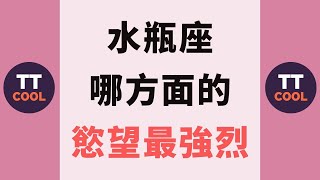 【水瓶座】水瓶座哪方面的慾望最強烈？