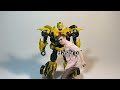 a figure stuck in limbo transformers reactive bumblebee