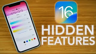 iOS 16 Hidden Features - Top 16 List