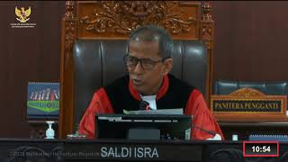 (Panel II) Sidang Perkara PHPU Gubernur, Bupati dan Walikota, Jumat, 31 Januari 2025.