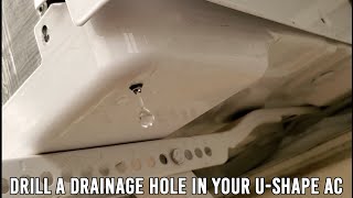 How to Drill a drainage hole in your Midea U- Shape fan :) Honest²