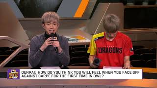 Player Q\u0026A with Shanghai Dragons diem 20190412