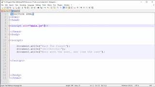 JavaScript Tutorial - 5 - External JS File & Inline JS Code