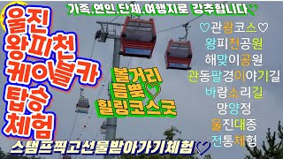 울진 왕피천 케이불카 탑승체험, 관광코스 견문록 모조리 공개♡삶0937/Uljin wangpicheon cable car, korea