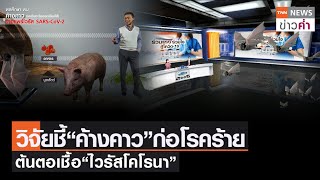 วิจัยชี้“ค้างคาว”ก่อโรคร้าย ต้นตอเชื้อ“ไวรัสโคโรนา” | TNN ข่าวค่ำ | 1 ต.ค. 64