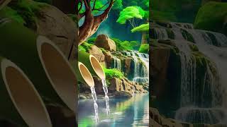 Relaxing Sleeping Music, Nature Sounds #relaxingmusic #soothingnature #bamboowaterfountain