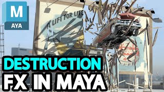 Maya Plugin for Destruction Simulations | Pulldownit 5.5