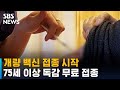 개량 백신 접종 시작…75세 이상 독감 무료 접종 / SBS