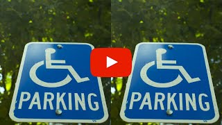 Can I sign for disability placards and are there two different types?