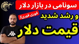 سونامی در بازار دلار و رشد شدید امروز قیمت دلار