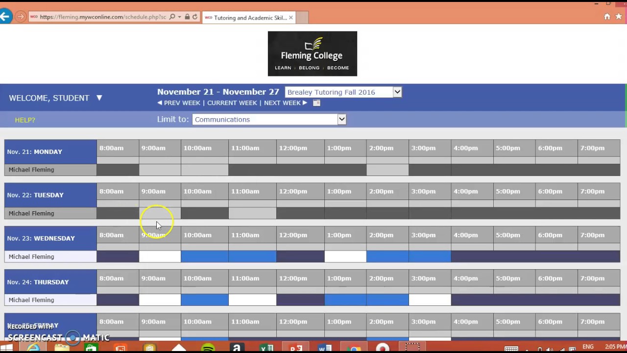 Using Wc Online Youtube