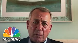 Former Speaker Boehner Discusses GOP's Future, U.S. Political Division | NBC Nightly News