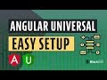 angular universal server-side rendering- Easy project setup with angular 6/7 cli