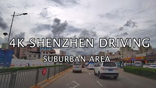 4K China ShenZhen City Scene Driving Suburban Video on 2020/8/24