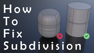 How to keep sharp edges with subdivision surface modifier. Blender tutorial
