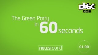 The Green Party in 60 seconds - CBBC Newsround