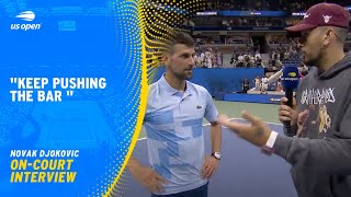 Nick Krygios Interviews Novak Djokovic | On-Court Interview | 2024 US Open Round 2