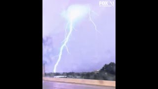 WHOA! Lightning strike captured in Florida
