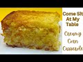 Creamy Corn Casserole - A Cross Between Corn Bread and Corn Pudding - So Moist and Delicious!