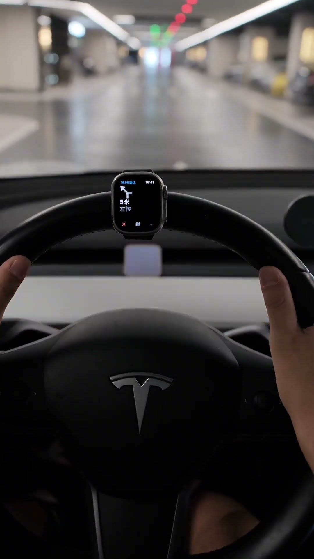 Apple Watch Ultra Navigation for your Tesla #tesla #teslaaccessories