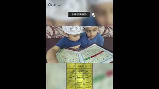 Qaida Noorania Lesson 3 // Lohe Qurani // Noorani Qaida for kids // kids reading Quran