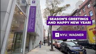 Season's Greetings from NYU Wagner 2024