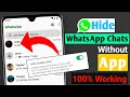 How To Hide Any WhatsApp Chat In 2026 | How To Hide Locked Chats On WhatsApp