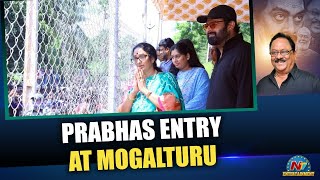 Prabhas Entry At Mogalturu | NTV ENT