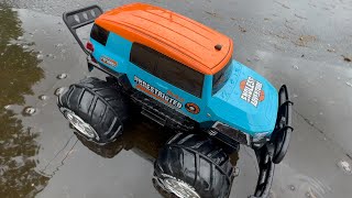 🚚💦 Unboxing \u0026 Review: Ruko 1601AMP Amphibious RC Truck | 1:10 4x4 Monster | Road \u0026 Water Test 🌊#rc