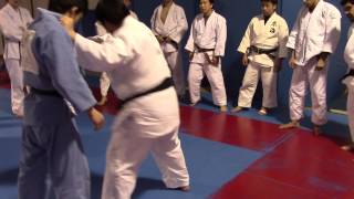 Tokai Univ Judo Sensei Yasutaka Ohkawa teaching Tai Otoshi at Washington Judo Club