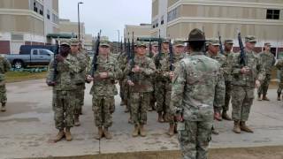 Delta Company 1-46 Basic Combat Training DNC Rifle Platoon