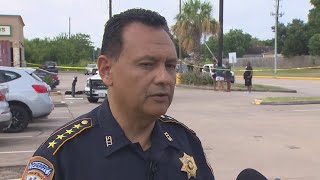 Harris Co. Sheriff Ed Gonzalez gives update on shooting that left one dead, others injured