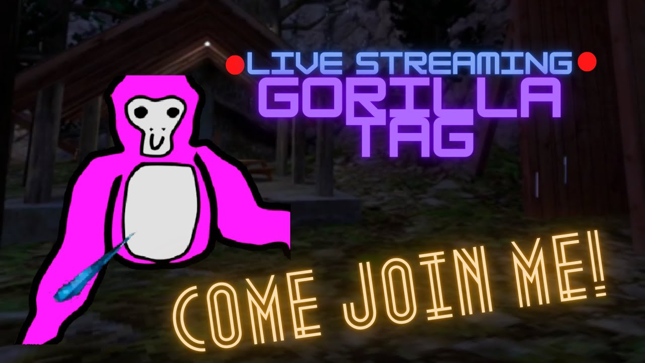 Playing Gorilla Tag Live Come Join Youtube