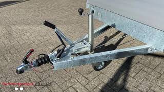 Geremde Eduard plateauwagen - 310x180 cm - 1500 kg bruto laadvermogen - aanhangwagendirect.nl