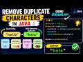 Remove Duplicate Characters in Java Using Streams