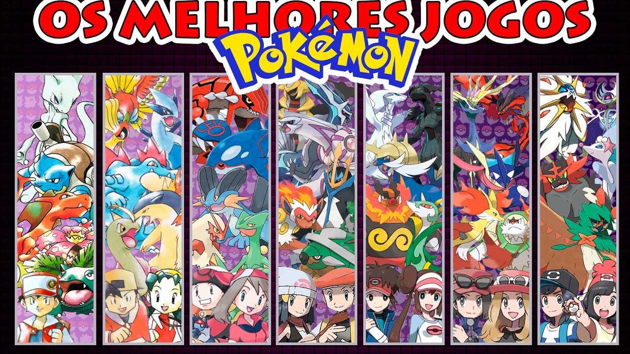 TOP 7 MELHORES JOGOS DE POKÉMON - YouTube