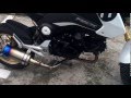 honda msx 125 compare yoshimura slip -on with china lower full pipe