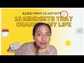 ሕይወቴን የቀየሩት 10 አስተሳሰቦች | 10 mindsets that changed my life