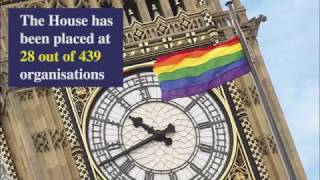 House of Commons in Stonewall Workplace Equality Index top 100