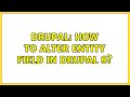 Drupal: How to alter entity field in drupal 8?