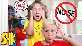 No Noise for 24 hours?! Try Not to Laugh Smashers Challenge | SuperHeroKids