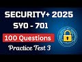 #3 Security+ SY0-701 Practice Test 100 Questions | Must-Know Exam Secrets Help You Pass