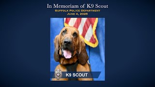 Suffolk Police K9 Scout Memorial Service - (6-4-25)