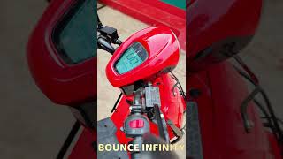 Bounce Infinity electric scooter with 100 plus km range and removable lithium battery.#ebike