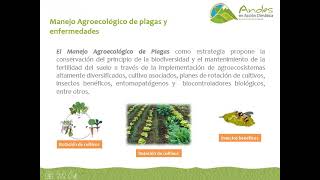 Manejo agroecológico de plagas y enfermedades