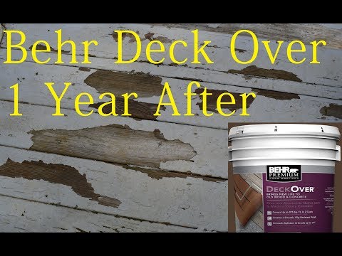 Behr Deck Over Paint - Review after 1 Year Behr Deck Over Paint - Review after 1 Year