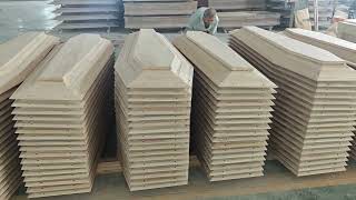 What does a coffin factory look like?