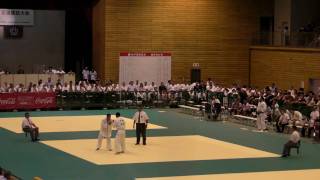 樋口(柳ヶ浦）対阿部（豊栄)90キロ級2009年インハイ決勝