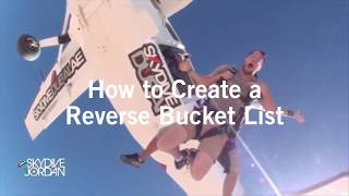 How to Create a Reverse Bucket List | Location Rebel